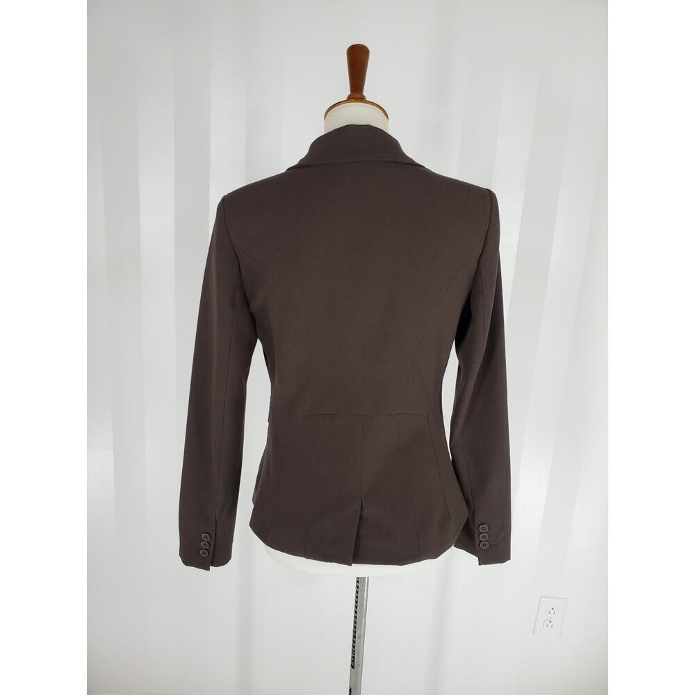 NEW YORK & CO Women's Brown Blazer Sz 6 - Picture 4 of 11